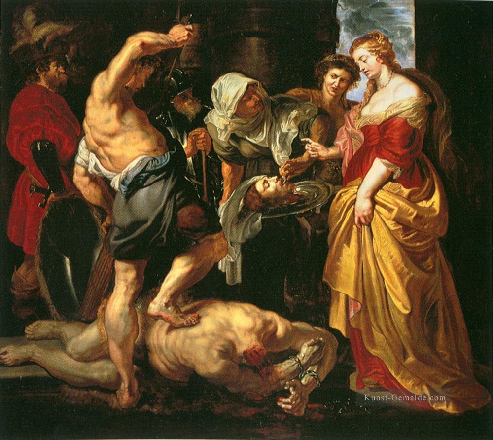 Enthauptung Johannes des Täufers Peter Paul Rubens Ölgemälde